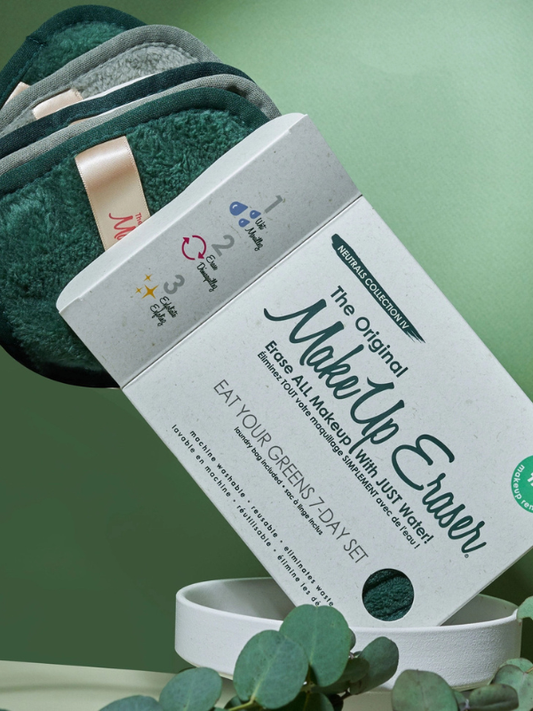 Earthy Greens 7-Day Makeup Eraser Set