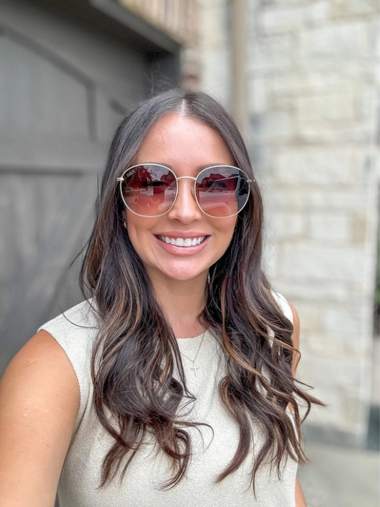 Georgie - Brown Sunglasses 