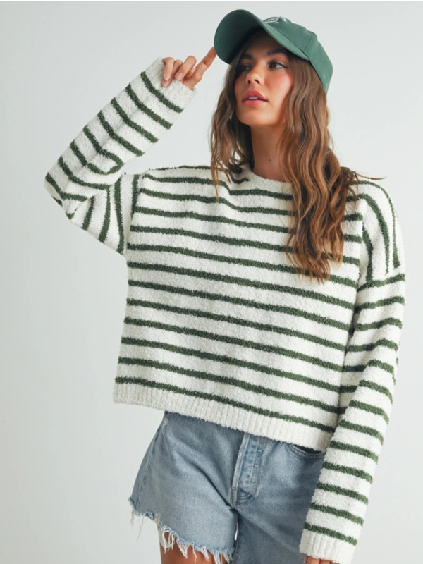 Ivory & Olive Blanket Knit Sweater - Themasonboutique