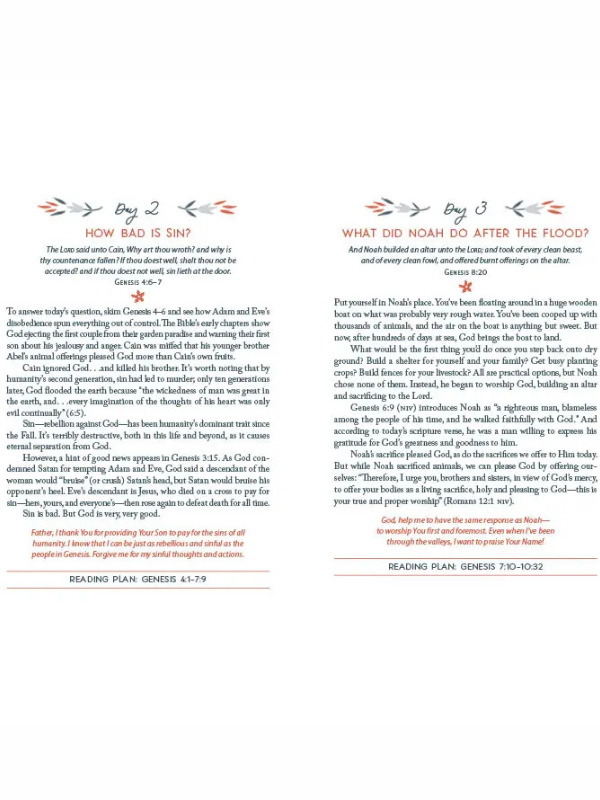 Text document with Bible verses and questions on a white background