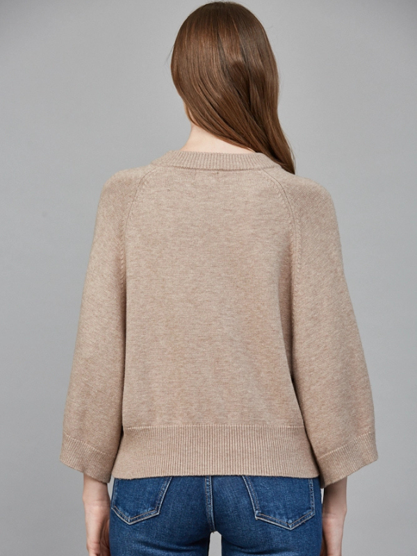 Mocha Crew Neck Sweater