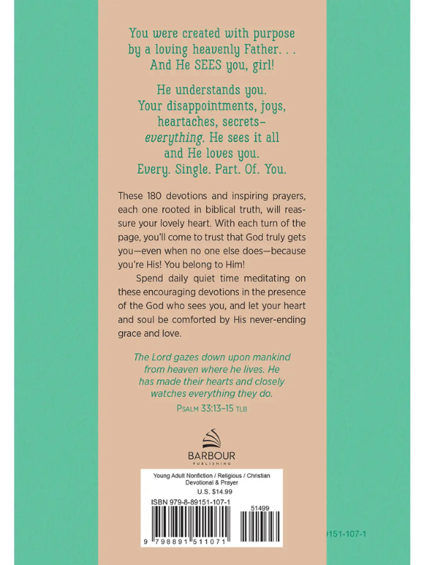 Bookback with text and barcode on a green background
