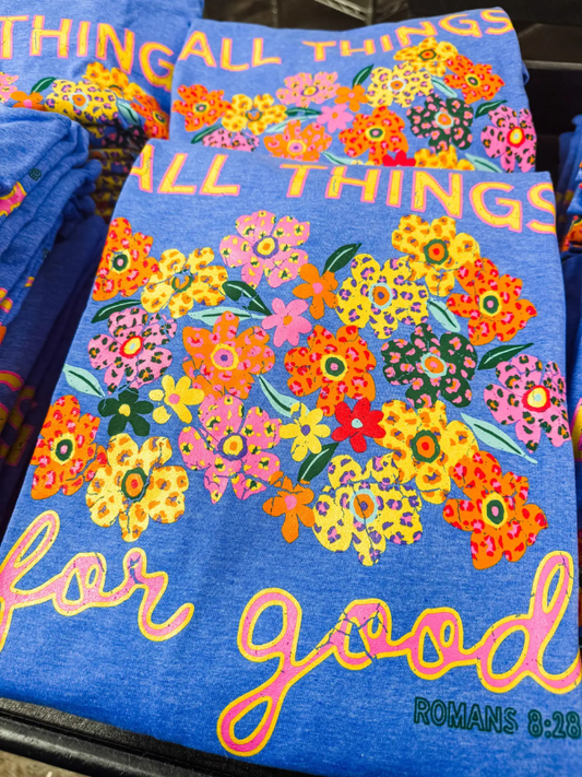 all things for good blue tee