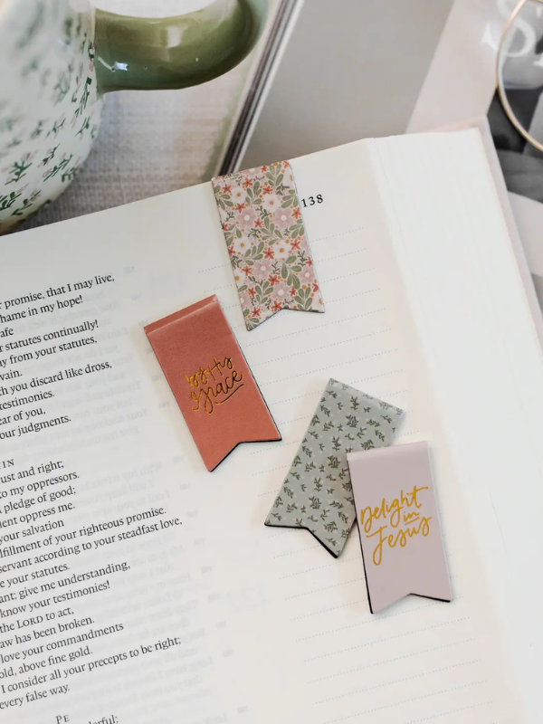 Almond Blossom Magnetic Bookmarks