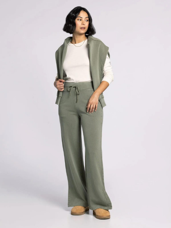 Ariel Lounge Pants in Dusty Olive