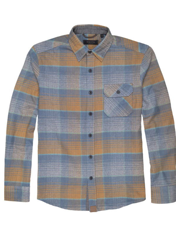 Brock Stripe Button Flannel Vista