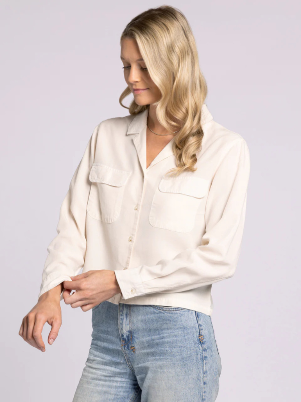 Casey Button Up Shirt - Bone