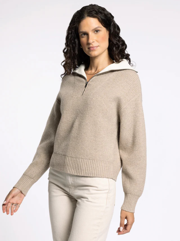 woman wearing sweater 