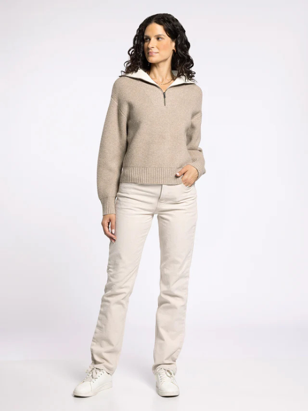 woman wearing sweater 