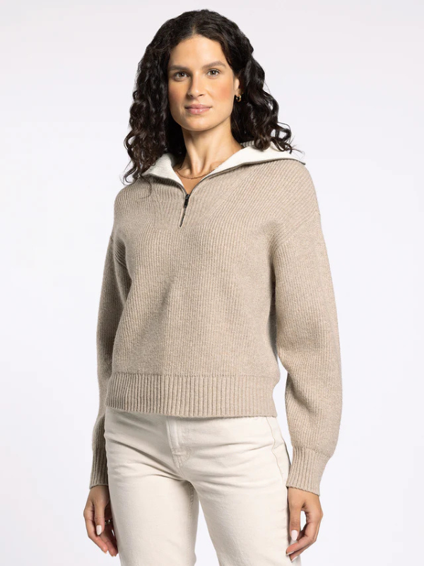 woman wearing sweater 