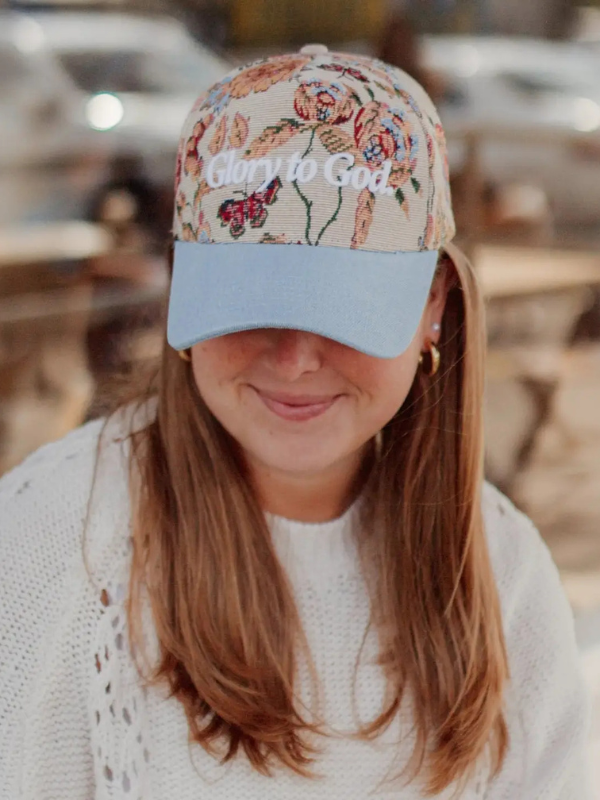 Floral Glory to God Hat