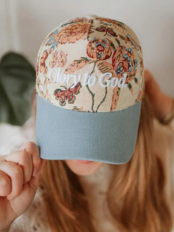 Floral Glory to God Hat