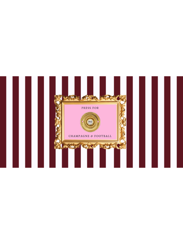 picture of inserts for blank acrylic trinket tray - maroon and striped doorbell
