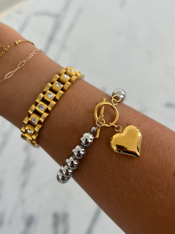 Glam Heart Bracelet