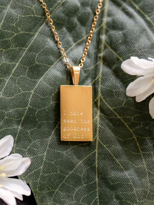 Goodness of God - 18k Gold Necklace