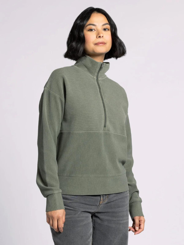 Hazel Pullover - Dusty Olive - Themasonboutique