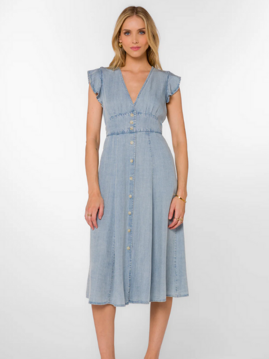 Jem Tencel Button Dress