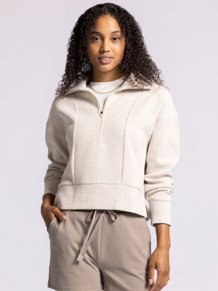 Kristine Pullover - Oatmeal Heather - Themasonboutique