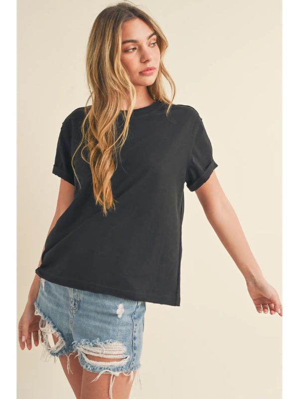 Mali Short Sleeve Tee - Black