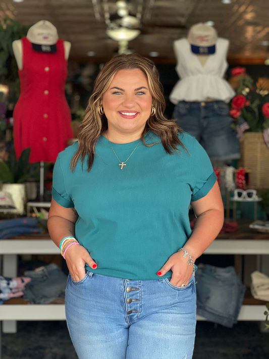 Mali Short Sleeve Tee - Teal