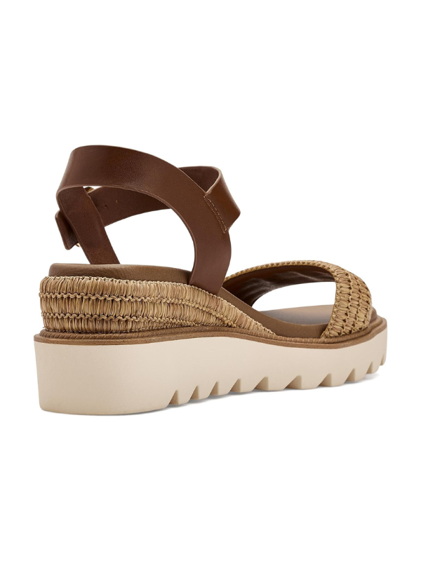 mia odalys bone raffia wedge sandals