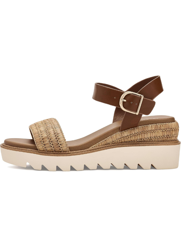 mia odalys bone raffia wedge sandals