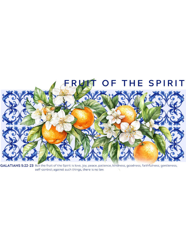 fruit of the spirit  insert for trinket tray 