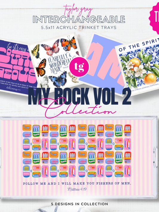 collage of my rock insert sets 