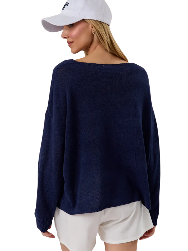 Navy USA Lightweight Sweater - Themasonboutique