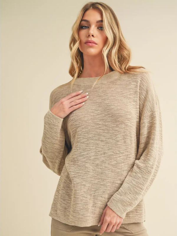 Oat Lightweight Knit Sweater