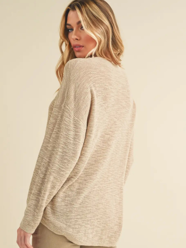 Oat Lightweight Knit Sweater