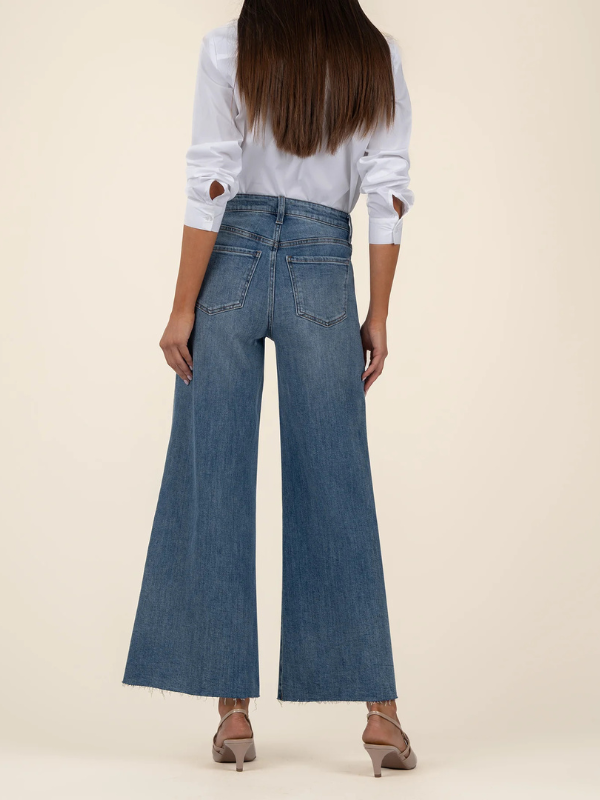 Ryan High Rise - Super Wide Leg - Raw Hem