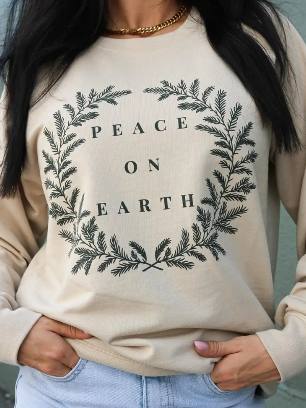 Sand Peace on Earth Sweatshirt