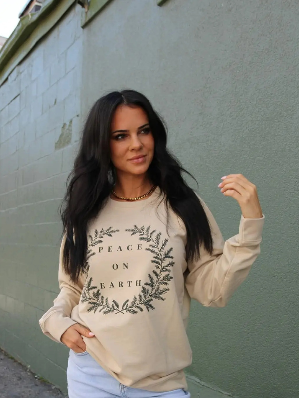 Sand Peace on Earth Sweatshirt