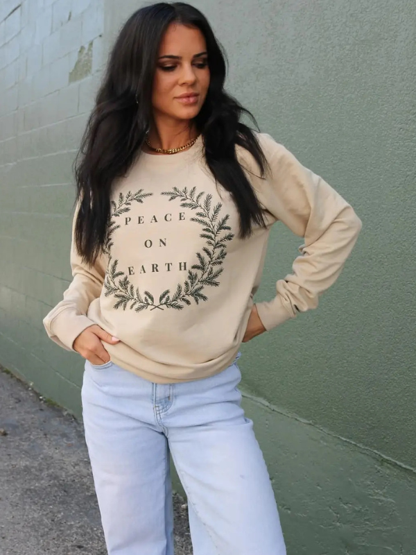 Sand Peace on Earth Sweatshirt