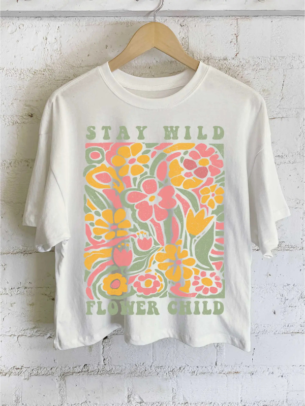 Stay Wild Flower Child Tee