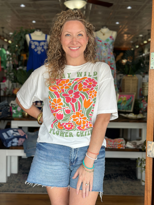 Stay Wild Flower Child Tee
