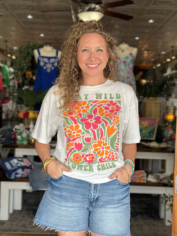 Stay Wild Flower Child Tee