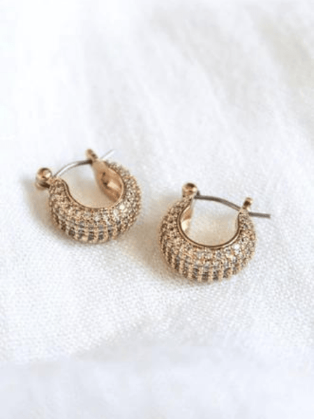 Gold Stevie 2 Way Hoops