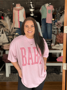 Pink Babe Oversized Tee 